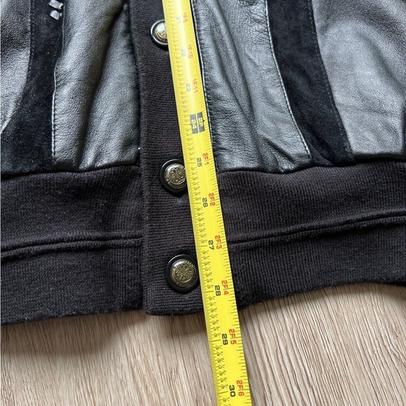 Maxini Collezione Leather Jacket Black  XXL - Picture 12 of 15